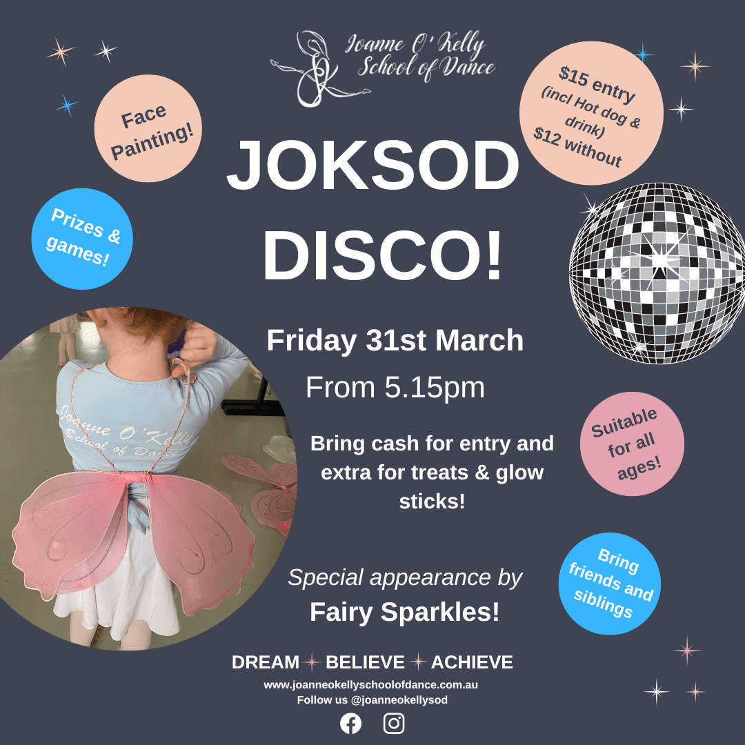 JOKSOD Disco! Friday 31st March JOKSOD Disco! Friday 31st March